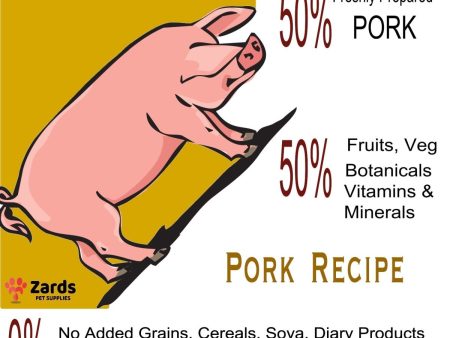 Grain free 50% Pork Recipe with 50% Sweet Potato & Apple Adult Dry Dog Food For Sale