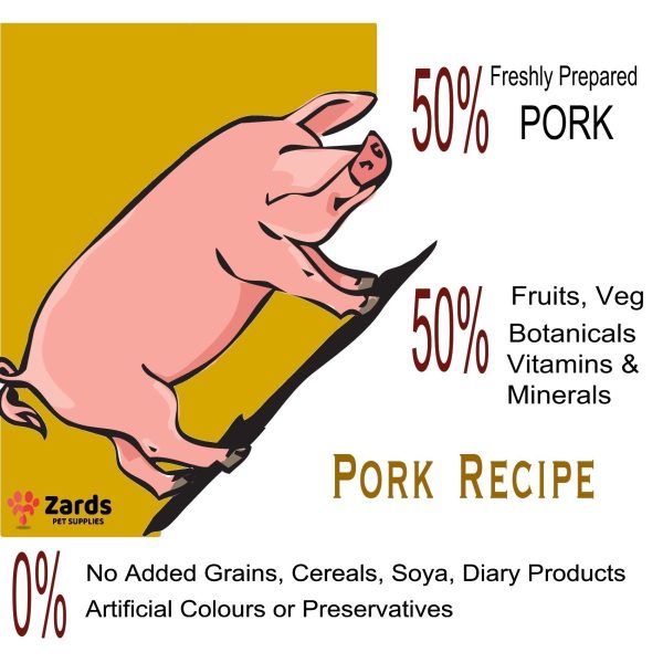 Grain free 50% Pork Recipe with 50% Sweet Potato & Apple Adult Dry Dog Food For Sale