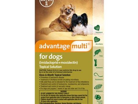 Advantage Multi Topical Solution for Dogs, 6 treatments Supply