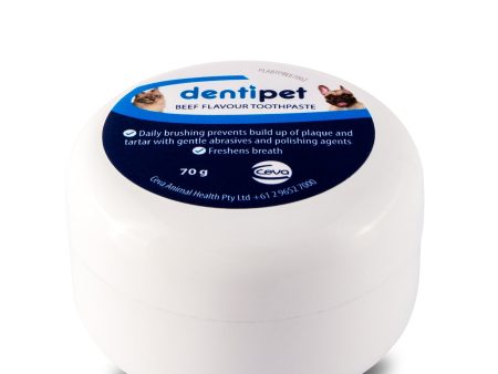 Dentipet Dog and Cat Beef Toothpaste 70g Discount