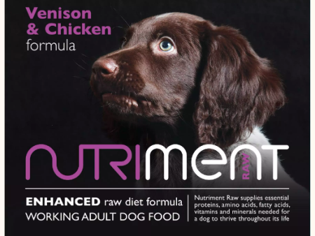 Nutriment Venison and Chicken Raw Adult Dog Food Formula-500g Tray For Cheap