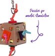 Kazoo Cardboard Activity Box with Bell Bird Toy Large For Discount