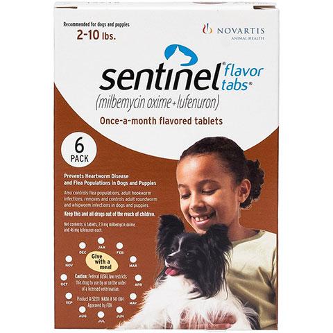 Rx Sentinel Flavor Tablets for Dogs, 6 treatments on Sale