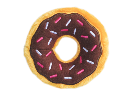 ZippyPaws Donuts Chocolate Dog Toy Junior Fashion