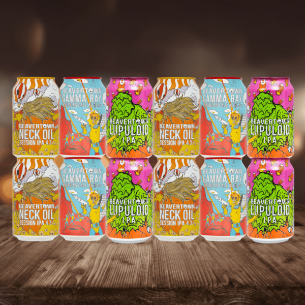 Beavertown Brewery Mixed Case - Neck Oil, Gamma Ray & Lupuloid (12 Pack) Online