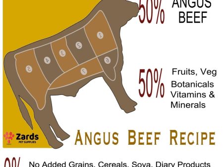 Grain Free 50% Beef Reef Recipe with 50% Sweet Potato & Carrot Adult Dry Dog Food For Sale