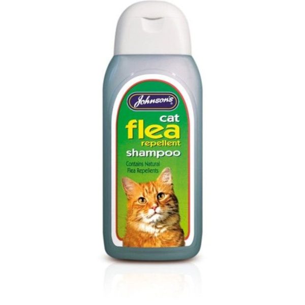 Johnsons Cat Flea Cleansing Shampoo Supply