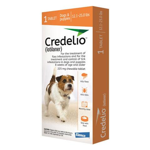 RX Credelio (lotilaner) for Dogs 12.1 to 25.0 lbs Online Sale