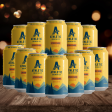 Athletic Brewing Co Upside Dawn American Alcohol Free Golden Ale - ABV 0.5% (12 Pack) on Sale