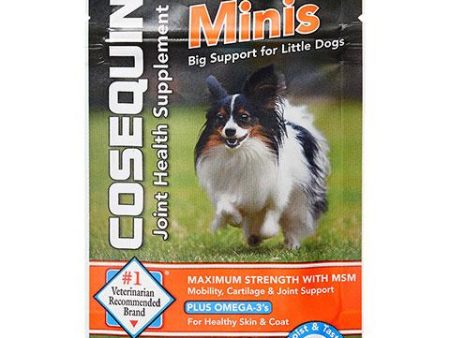 Nutramax Cosequin Maximum Strength with MSM Plus Omega-3 s Mini Soft Chews Joint Health Small Dog Supplement, 45 count Online Hot Sale