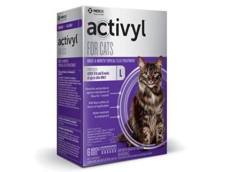 RX Activyl for Cats Over 9 lbs, 6 Treatments Supply