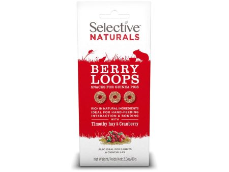 Selective Naturals Berry Loops Guinea Pig Treats 80g Sale