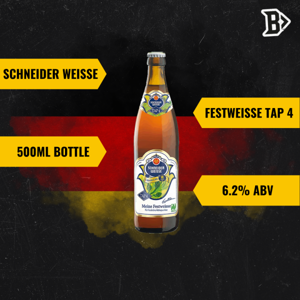 Schneider Weisse Hopfenweisse Tap 5 German Wheat Beer 500ml Bottles - 8.2% ABV (12 Pack) Online Hot Sale