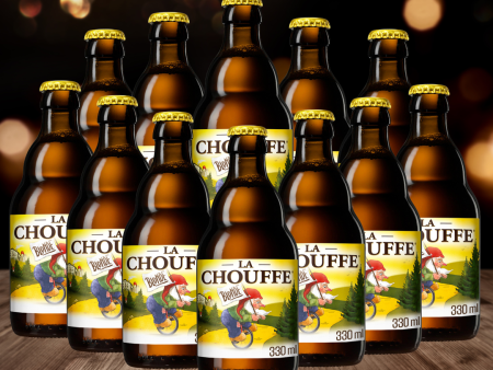 Brasserie d’Achouffe La Chouffe Belgian Blond Beer 330ml Bottles - 8.0% ABV (12 Multipack) Hot on Sale