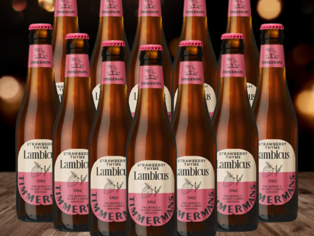 Timmermans Lambicus Strawberry Thyme Belgian Fruit Beer 330ml Bottles - 4.0% ABV (12 Pack) Online