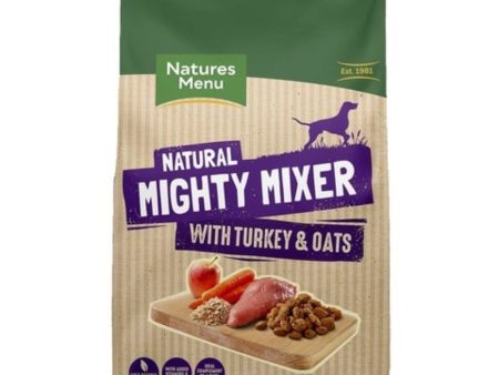 NATURES MENU BISCUITS  MIGHTY MIXER WITH TURKEY & OATS  FOR ADULT DOGS For Sale