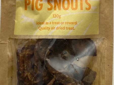 100% Natural Pig Snouts 120g Quality Air Dried Dog Treat Online Sale