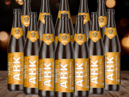 ABK Radler Low Alcoholic German Beer 500ml Bottles (12 Pack) - 2.8% ABV Supply