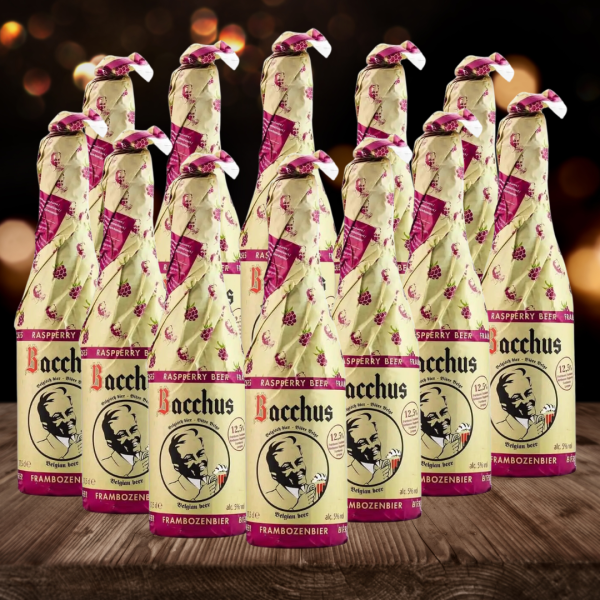 Bacchus Framboise (Raspberry) Belgian Craft Beer Case 5.0% ABV - 375ml Bottles (12 Pack) For Sale