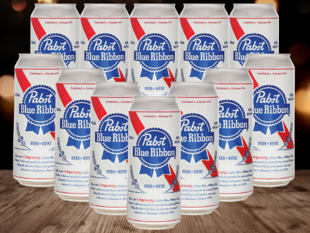 Pabst Blue Ribbon American Pale Lager 473ml Cans (12 Pack)- 4.7% ABV Hot on Sale