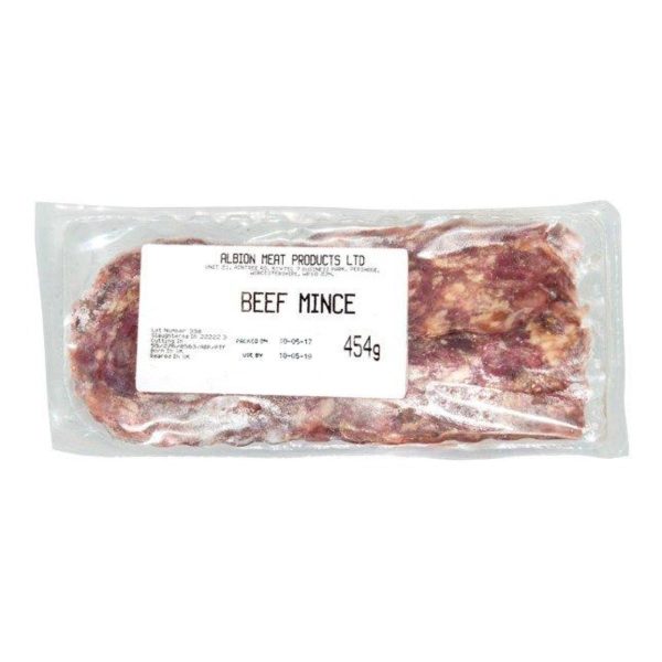 ABC: Beef Mince RAW Dog Food With Ground Bone 454grms Online Sale