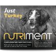 Nutriment Just Turkey Raw Dog Food 500g Tray Online now