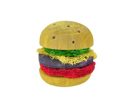 Pipsqueak Small Animal Hamburger Chew Toy Fashion