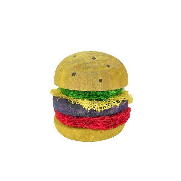 Pipsqueak Small Animal Hamburger Chew Toy Fashion