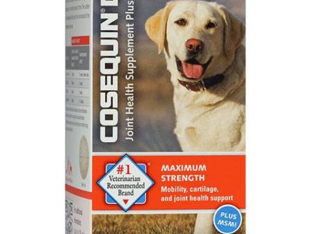 Nutramax Cosequin Maximum Strength (DS) Plus MSM Chewable Tablets Joint Health Supplement for Dogs, 60 Count Cheap