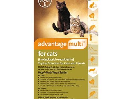 Advantage Multi Topical Solution for Cats, 6 treatments Hot on Sale