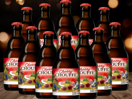 Brasserie d Achouffe Cherry Belgian Fruit Beer 330ml Bottles (12 Pack) - 8.0% ABV Online Sale