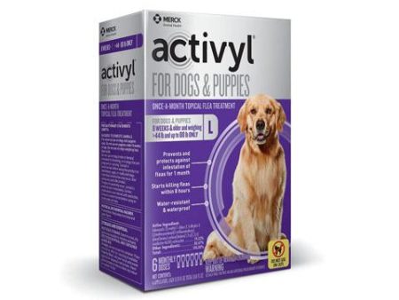 RX Activyl for Dogs & Puppies 44-88 lbs, 6 Treatments Cheap