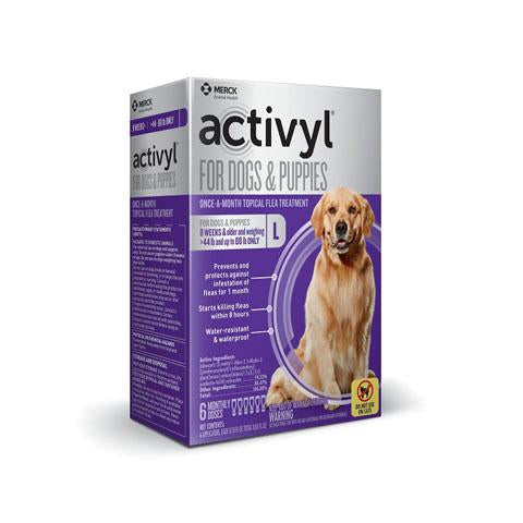 RX Activyl for Dogs & Puppies 44-88 lbs, 6 Treatments Cheap