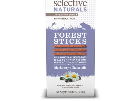 Selective Naturals Forest Sticks Guinea Pig Treats 60g For Cheap