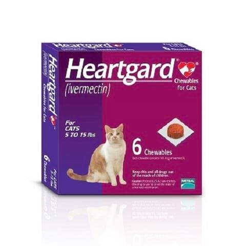 RX Heartgard Chewables for Cats 5-15 lbs Online Sale