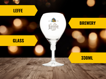 Leffe 330ml Trappist Glass For Sale