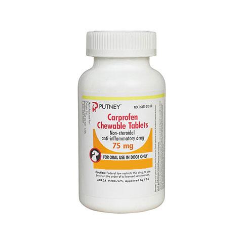 RX Carprofen Chewable Tablets 75mg for Dogs Online