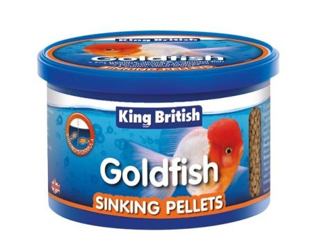 King British: Goldfish Sinking Pellets 140g For Sale