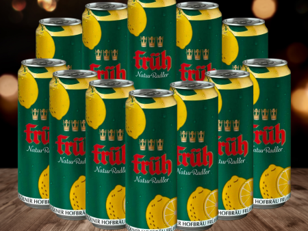 Fruh Kolsch Radler 500ml Cans (12 Pack) - 2.5% ABV Fashion