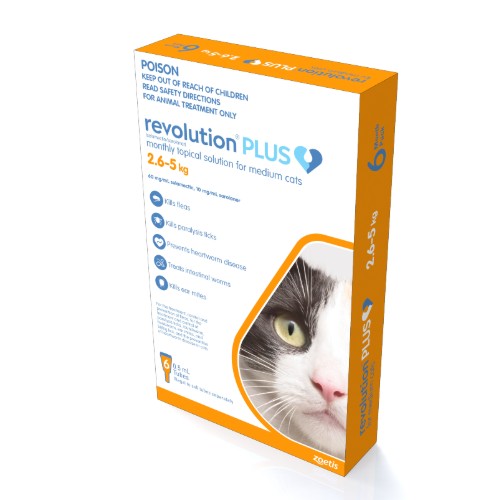 Revolution Plus Medium Cats 2.6-5kg Sale