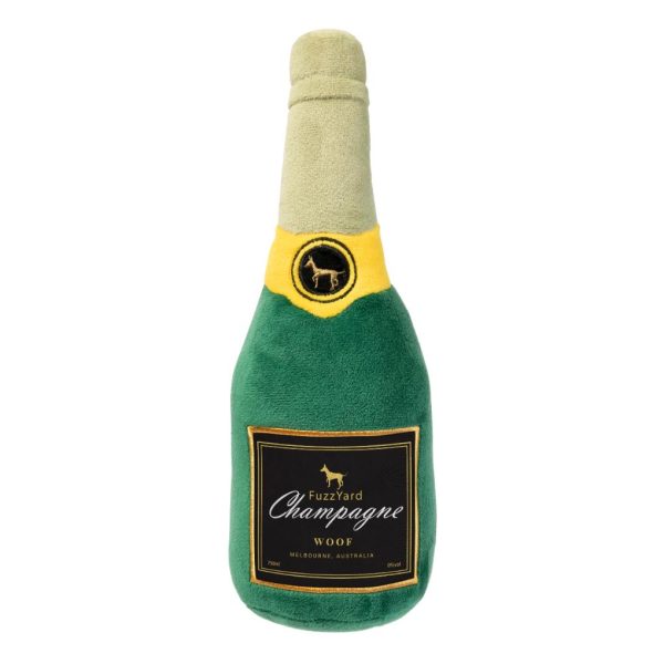 Fuzzyard Plush Dog Toy Champagne Supply