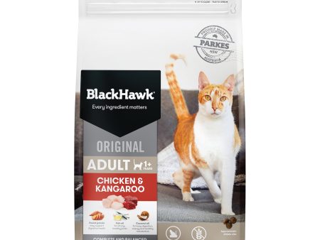 Black Hawk Original Adult Chicken and Kangaroo Dry Cat Food 4kg Sale