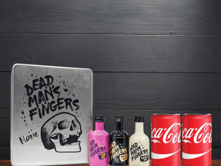 Personalised Dead Man s Fingers Spiced Rum Tin Gift Set with Coca Cola Supply