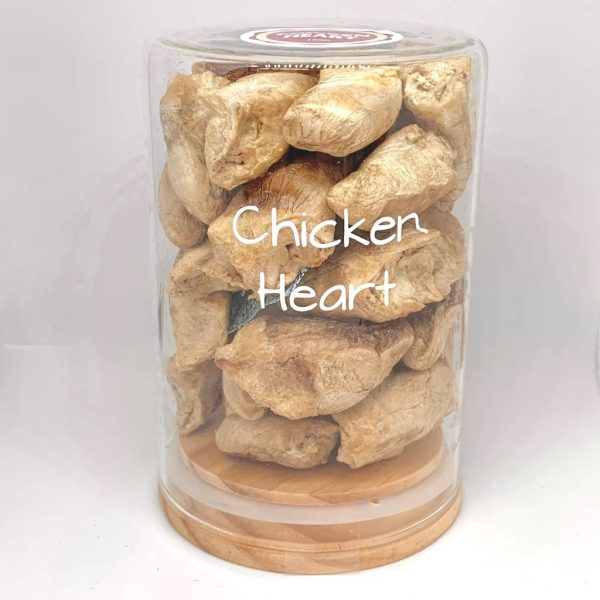 Freezy Paws Freeze Dried Human Grade Chicken Heart Dog and Cat Treats 100g on Sale