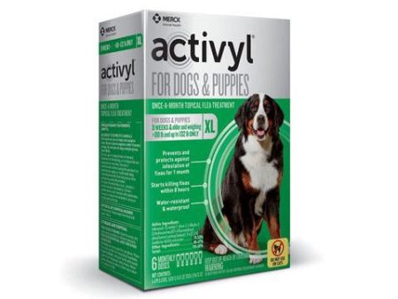 RX Activyl for Dogs & Puppies 88-132 lbs, 6 Treatments Cheap