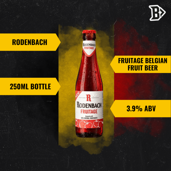 Rodenbach Fruitage Belgian Fruit Beer 250ml Bottles - 3.9% ABV (12 Pack) Fashion