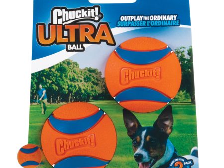 Chuckit! Ultra Ball Dog Toy Small 2 Pack Supply