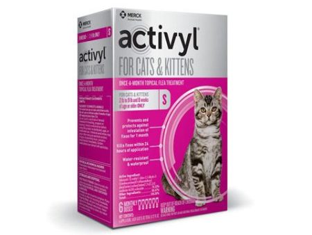 RX Activyl for Cats & Kittens 2-9 lbs, 6 Treatments For Sale