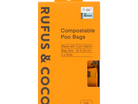 Rufus & Coco Compostable Dog Poo Bags 40 Pack Sale