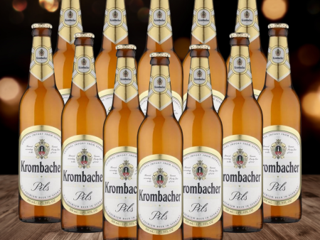 Krombacher Pils German Premium Lager 500ml Bottles - 4.8% ABV Fashion